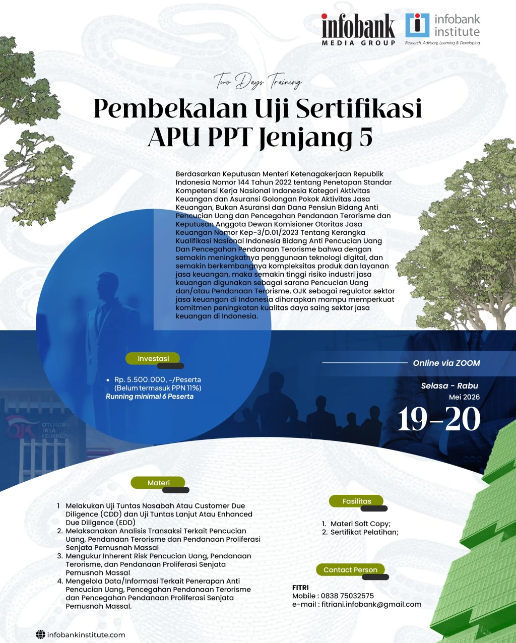 Pembekalan Uji Sertifikasi APU PPT Jenjang 5