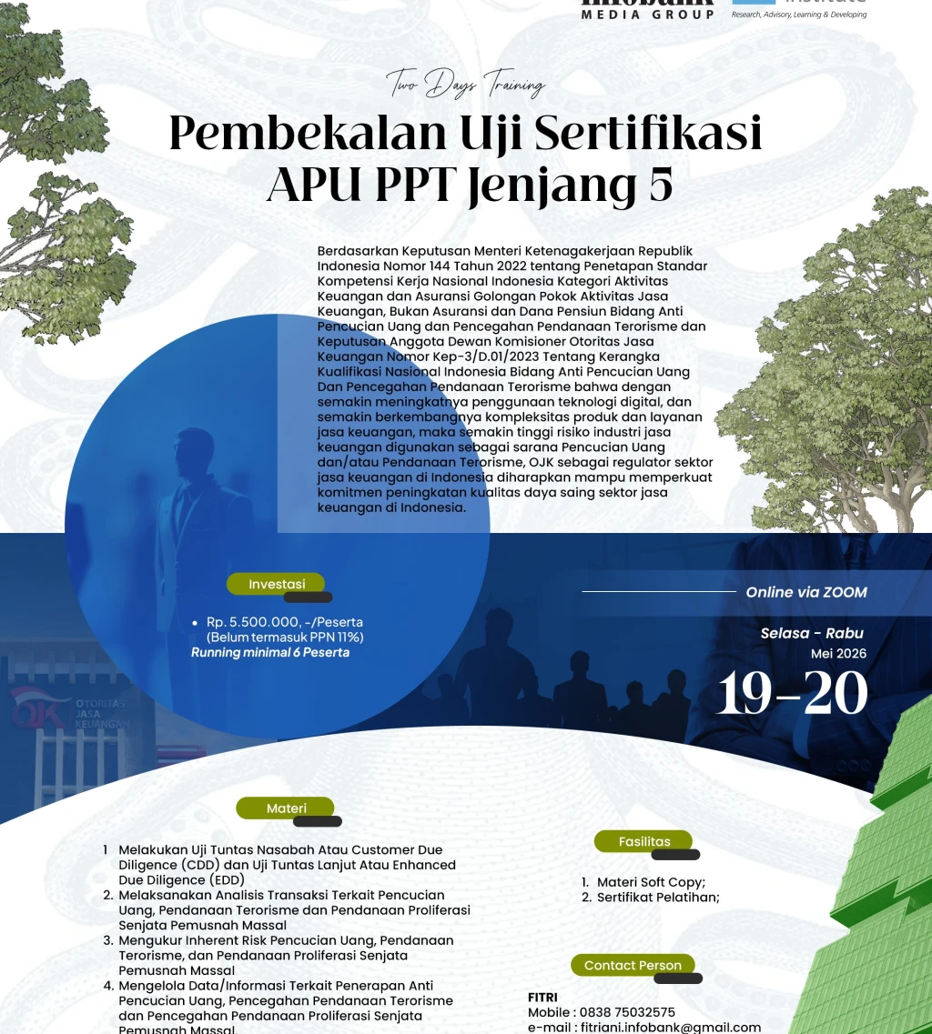 Pembekalan Uji Sertifikasi APU PPT Jenjang 5