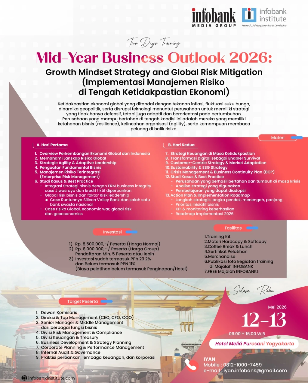 Mid-Year Business Outlook 2026: Growth MIndset Strategy and Global Risk Mitigation (Implementasi Manajemen Risiko di Tengah Ketidakpastian Ekonomi)