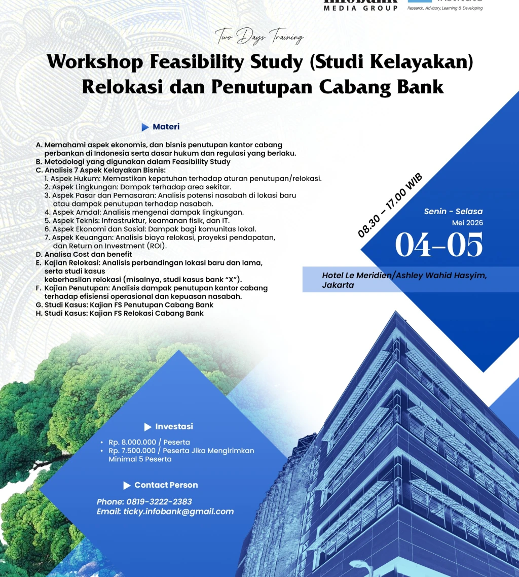 Workshop Feasibility Study Studi Kelayakan Relokasi dan Penutupan Cabang Bank