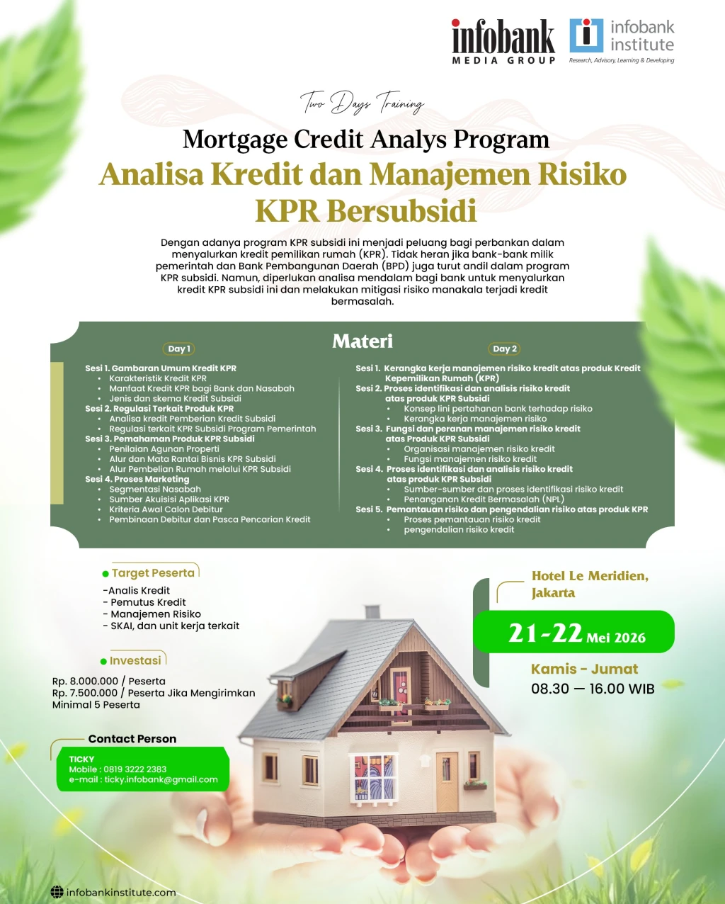 Mortage Credit Analys Program Analisa Kredit dan Manajemen Risiko KPR Bersubsidi